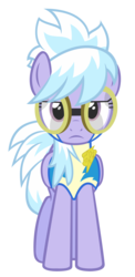 Size: 5000x10250 | Tagged: safe, cloudchaser, pony, g4, absurd resolution, female, goggles, looking at you, simple background, solo, transparent background, unamused, vector, wonderbolt trainee uniform