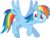 Size: 3969x3000 | Tagged: safe, artist:sulyo, rainbow dash, pony, g4, female, simple background, solo, transparent background, vector