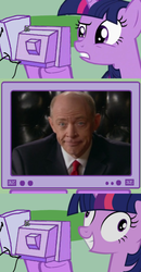 Size: 313x600 | Tagged: safe, twilight sparkle, g4, command and conquer, exploitable meme, insanity, j.k. simmons, president, president ackerman, red alert 3, tv meme, twilight snapple, united states