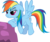 Size: 1111x940 | Tagged: safe, artist:canon-lb, rainbow dash, pony, g4, female, simple background, solo, transparent background, vector