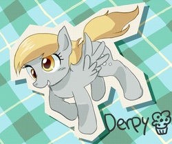 Size: 700x586 | Tagged: safe, artist:hanada, derpy hooves, pegasus, pony, g4, female, mare, pixiv, solo