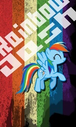 Size: 480x800 | Tagged: safe, rainbow dash, g4, faded, iphone, iphone wallpaper, text, wallpaper