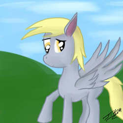 Size: 500x500 | Tagged: safe, artist:jtkm, derpy hooves, pegasus, pony, g4, female, mare, solo