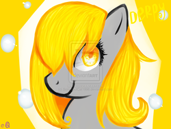 Size: 1024x768 | Tagged: safe, artist:sonysoulcat1998, derpy hooves, pegasus, pony, g4, female, mare, solo