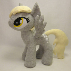Size: 894x894 | Tagged: safe, artist:fabricninja, derpy hooves, pegasus, pony, g4, female, irl, mare, photo, plushie, solo