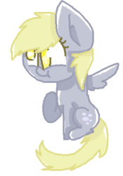 Size: 288x412 | Tagged: safe, artist:jackiesponies, derpy hooves, pegasus, pony, g4, chibi, female, mare, solo