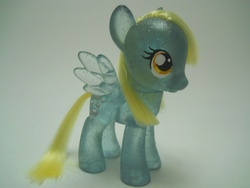 Size: 1024x768 | Tagged: safe, artist:tiellanicole, derpy hooves, pegasus, pony, g4, brushable, customized toy, female, figure, mare, toy