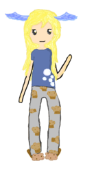 Size: 412x734 | Tagged: safe, artist:heartstriings, derpy hooves, human, g4, chibi, female, humanized, solo
