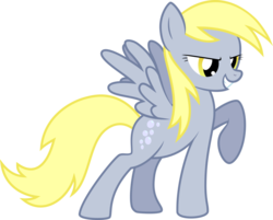 Size: 900x724 | Tagged: safe, artist:smokeybacon, derpy hooves, pegasus, pony, g4, female, grin, mare, simple background, smiling, solo, transparent background, vector