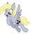 Size: 355x397 | Tagged: safe, artist:fargosis16, derpy hooves, oc, pegasus, pony, g4