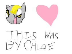 Size: 924x694 | Tagged: safe, artist:magicalraccy-stache, derpy hooves, pegasus, pony, g4, female, heart, mare, solo