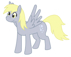 Size: 691x554 | Tagged: safe, artist:rainbowpanda101, derpy hooves, pegasus, pony, g4, female, mare, solo