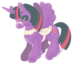 Size: 902x800 | Tagged: safe, artist:karnella, twilight sparkle, alicorn, pony, g4, female, mare, plushie, saddle, simple background, solo, transparent background, twilight sparkle (alicorn)