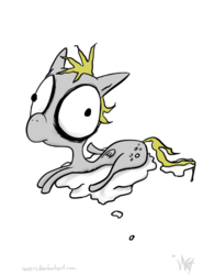 Size: 780x1000 | Tagged: safe, artist:inceri, derpy hooves, pegasus, pony, g4, female, mare, solo, tim burton