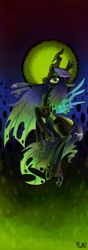 Size: 1274x3614 | Tagged: dead source, safe, artist:kaliptro, queen chrysalis, g4, female, solo