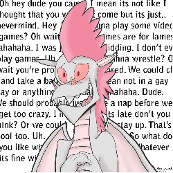 Size: 900x900 | Tagged: safe, artist:klondike, fizzle, dragon, g4, adorkable, animated, blushing, cute, dork, fizzabetes, teenaged dragon, wall of text
