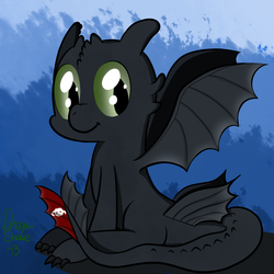 Size: 1000x1000 | Tagged: safe, artist:dreamsnake, crossover, dreamworks, how to train your dragon, ponified, prosthetics, toothless the dragon