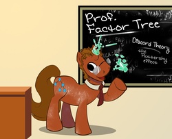 Size: 1100x891 | Tagged: safe, artist:zillford, oc, oc only, pony, unicorn, chalk, chalkboard