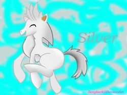 Size: 640x480 | Tagged: safe, artist:sexyback2010, pony, male, ponified, silver the hedgehog, solo, sonic the hedgehog (series)