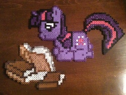 Size: 1280x960 | Tagged: safe, artist:akira-the-alicorn, twilight sparkle, g4, book, perler