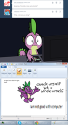 Size: 1237x2275 | Tagged: safe, spike, ask spiiike, g4, ask, comic, tumblr