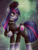 Size: 1083x1409 | Tagged: safe, artist:php174, twilight sparkle, g4, female, gothic, solo