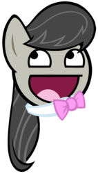 Size: 674x1185 | Tagged: safe, octavia melody, g4, awesome face, bowtie, exploitable meme, female, meme, simple background, solo, transparent background