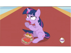 Size: 1024x768 | Tagged: safe, edit, twilight sparkle, g4, sandwich