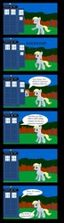 Size: 480x1663 | Tagged: safe, artist:animegx43, derpy hooves, rainbow dash, pegasus, pony, g4, female, mare, need to poop, potty emergency, potty time, tardis, this will not end well