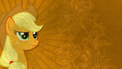 Size: 1920x1080 | Tagged: safe, artist:raindropsthedeviant, applejack, g4, vector, wallpaper