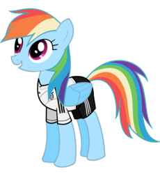 Size: 827x900 | Tagged: safe, artist:isegrim87, rainbow dash, g4, clothes, female, football, germany, jersey, simple background, solo, transparent background, vector