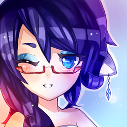 Size: 320x320 | Tagged: safe, artist:mynameisstump, rarity, human, g4, eared humanization, glasses, humanized