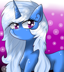 Size: 800x900 | Tagged: safe, artist:gakkuuu, trixie, pony, unicorn, g4, asksketchytrixie, female, mare, solo, tumblr