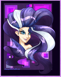 Size: 1134x1430 | Tagged: safe, artist:cherryviolets, nightmare rarity, human, g4, spoiler:comic, humanized