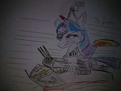 Size: 1280x960 | Tagged: safe, artist:lawrencexviii, twilight sparkle, g4, high speed, ponybattleship, sparkleton