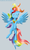 Size: 800x1316 | Tagged: safe, artist:rainbowrapsberry, rainbow dash, g4, element of loyalty, female, solo