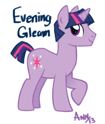 Size: 462x546 | Tagged: safe, artist:theraspberryfox, twilight sparkle, g4, dusk shine, evening gleam, rule 63, solo