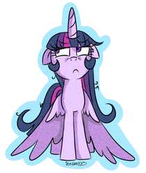 Size: 521x617 | Tagged: safe, artist:jevester, twilight sparkle, alicorn, pony, g4, female, mare, solo, twilight sparkle (alicorn)