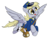 Size: 2500x1915 | Tagged: safe, artist:andypriceart, artist:kotanom, derpy hooves, pegasus, pony, g4, bag, clothes, female, flying, hat, mail, mailbag, mailmare, mailpony, mare, simple background, solo, tongue out, transparent background, uniform, vector