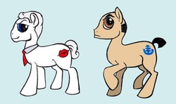 Size: 400x236 | Tagged: safe, artist:namingway, earth pony, pony, american presidents, bill clinton, male, necktie, peter sagal, ponified, president, stallion