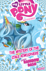 Size: 1444x2222 | Tagged: safe, artist:amy mebberson, edit, idw, official comic, rainbow dash, pegasus, pony, series:my little pony mysteries, series:the mystery of the stale atmosphere, g4, micro-series #2, my little pony micro-series, comic book, comic cover, cover, cover art, female, mare, variant cover