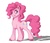 Size: 750x641 | Tagged: safe, artist:turtle-arts, pinkie pie, g4, female, hooves, smiling, solo, unshorn fetlocks