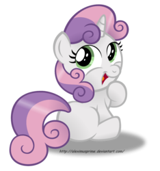 Size: 1024x1095 | Tagged: safe, artist:aleximusprime, sweetie belle, g4, female, simple background, solo, transparent background