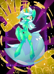 Size: 2029x2797 | Tagged: safe, artist:kaliptro, lyra heartstrings, g4, hand, magic, magic hands