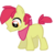 Size: 420x418 | Tagged: safe, artist:bronybase, artist:starryoak, apple bloom, earth pony, pony, g4, applebuck, base used, neckerchief, rule 63, simple background, solo, transparent background