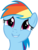 Size: 5360x7000 | Tagged: safe, artist:eugene-joe-c, rainbow dash, g4, absurd resolution, female, simple background, solo, transparent background, vector