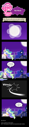 Size: 1473x6429 | Tagged: safe, artist:perfectblue97, princess celestia, princess luna, g4, black eye, celestia hate, celestiabuse, circling stars, comic, moon, revenge