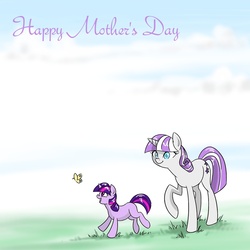 Size: 1280x1280 | Tagged: safe, artist:valkyrie-girl, twilight sparkle, twilight velvet, g4, mother's day