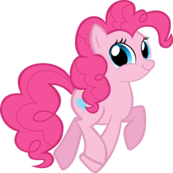 Size: 3098x3116 | Tagged: safe, pinkie pie, g4, female, simple background, solo, transparent background, twiface, vector