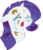 Size: 1326x1558 | Tagged: safe, artist:bri-sta, artist:silentmatten, rarity, pony, unicorn, g4, crying, cute, dirty, eyes closed, female, filly, floppy ears, fluffy, mud, open mouth, portrait, simple background, solo, transparent background